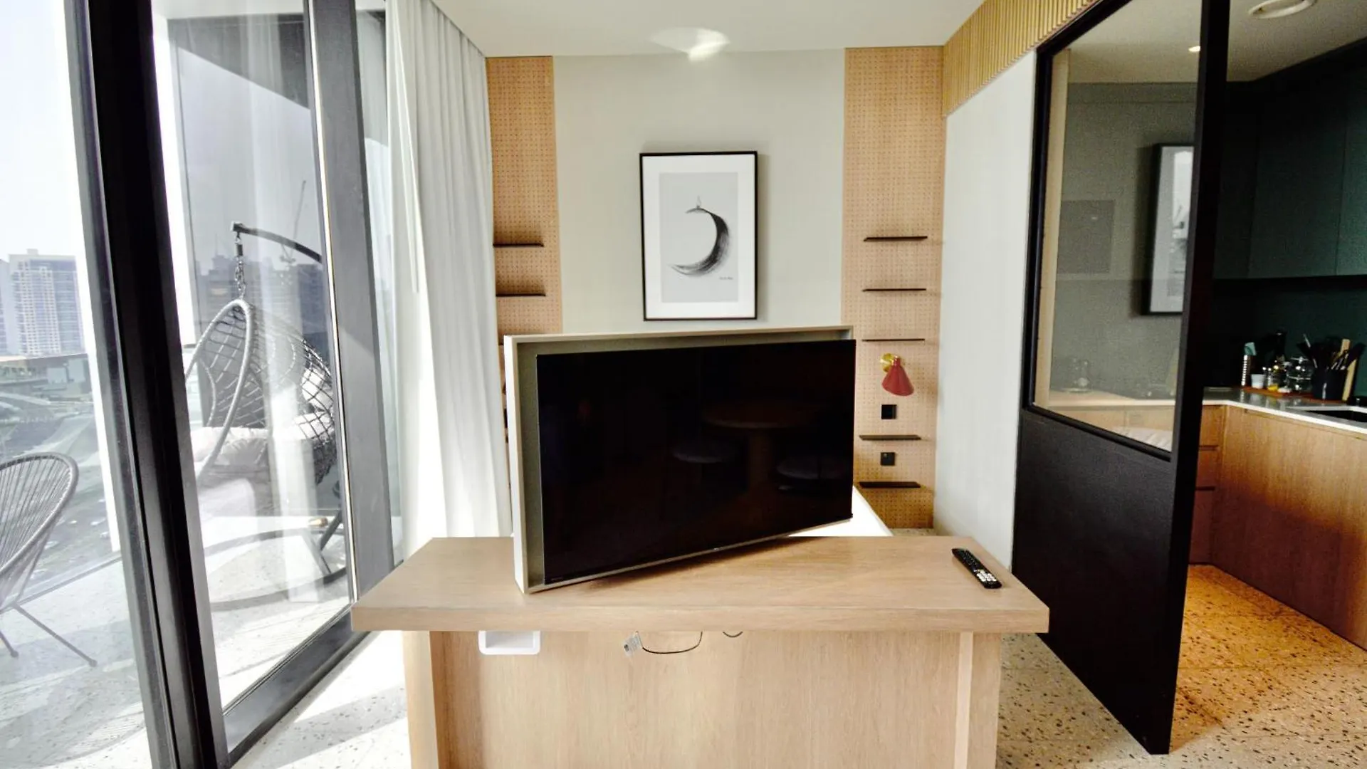 Burj View Studio At Upside Living - Business Travel Ready Dubaj
